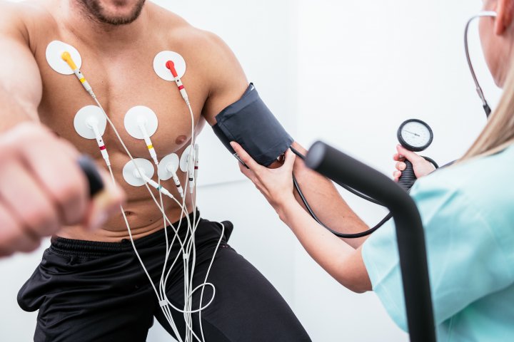 EGK Ergometrie Ergometer  Blutdruckmessung 